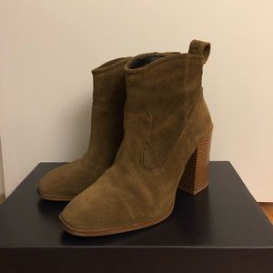 Zara suede ankle boots